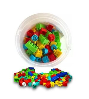BLOQUES BALDE LUNI BLOCK X 120 LADRILLOS RUEDAS COD 8102 - Imagen 2
