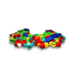 BLOQUES BALDE LUNI BLOCK X 120 LADRILLOS RUEDAS COD 8102 - Imagen 3