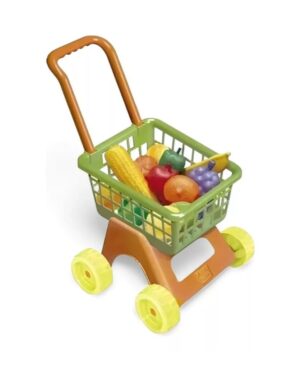 CARRITO DE SUPER MERCADO CON FRUTAS Y VERDURAS COD 1536