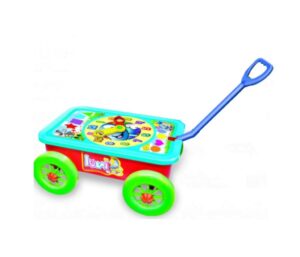 CARRITO DIDACTICO VOCALES CON RELOJ LUNI COD 9205