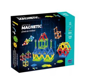 BLOQUES MAGNETICOS LET´S PLAY CREA SIN LIMITES 142 COD MAG004