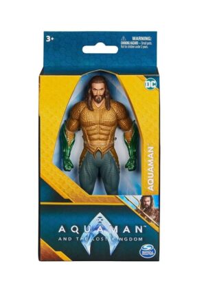 MUÑECO AQUAMAN FIGURA ARTICULADA 15 CM SPIN MASTER COD 36801