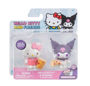 HELLO KITTY AND FRIENDS BLISTER X 2 FIGURAS COD T001 KITTY & KUROMI