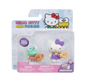 HELLO KITTY AND FRIENDS BLISTER X 2 FIGURAS COD T001 KEROPPI & KITTY