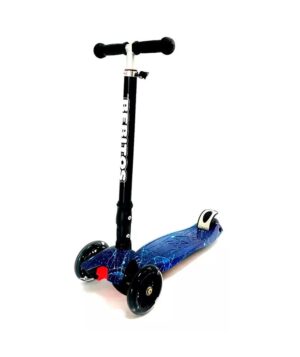 MONOPATIN SCOOTER 3 RUEDAS PLEGABLE CON LUZ COD 505S AZUL