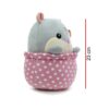 PELUCHE GATITOS EN TAZA 23 CM PHI PHI TOYS COD 8196 GRIS - Imagen 2