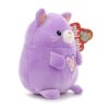 PELUCHE ANIMALES 18 CM SPANDEX CON CORAZON COD 8214 VIOLETA - Imagen 2