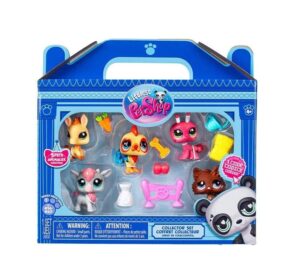 LITTLEST PET SHOP SET DE COLECCION FIGURA X 5 CON ACC COD 00510