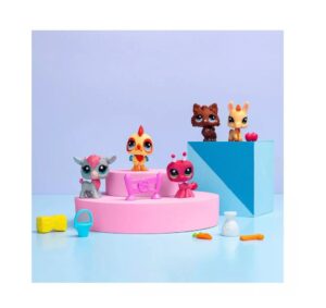 LITTLEST PET SHOP SET DE COLECCION FIGURA X 5 CON ACC COD 00510 - Imagen 3