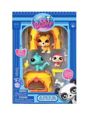 LITTLEST PET SHOP SET TIKI JUNGLE PLAY FIGURAS X 3 COD 00515