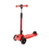 MONOPATIN 720 METALIZADO LUZ FRONTAL 3 RUEDAS COD 20098 ROJO