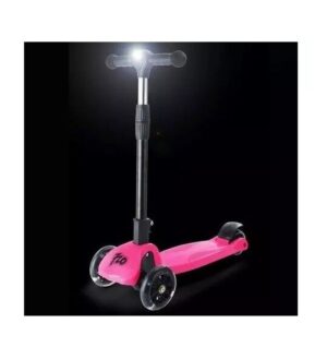MONOPATIN 720 SCOOTER CON LUZ FRONTAL 3 RUEDAS COD 20511 ROSA - Imagen 2