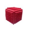 CUADRADO DE GOMA ESTIMULACION PINCHES Y CHIFLE COD 5020 ROJO