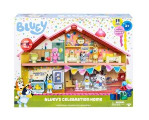 BLUEY CASA FAMILIAR CELEBRACION 2 PISOS CON ACCESESORIOS COD 17669