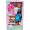MUÑECA TINY FASHION COLECCION DE ZAPATOS COD 53465 TURQUEZA