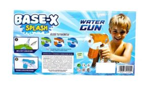 PISTOLA DE AGUA X 2 EN CAJA BASE-X SPLASH COD 8812 NARANJA - Imagen 3