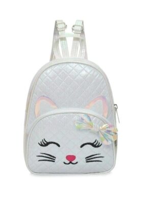 MOCHILA TRENDY INFANTIL JARDIN PASEO COD 17424 PLATEADO