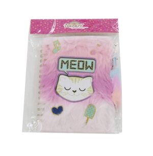 DIARIO CUADERNO TRENDY CON BOLIG TAPA DURA COD 15221 MEOW - Imagen 2