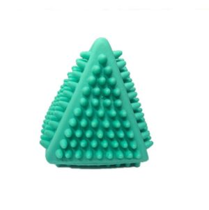 TRIANGULO DE GOMA ESTIMULACION PINCHES Y CHIFLE COD 5020 VERDE