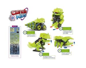 JUEGO CONSTRUCCION 4 EN 1 ROBOT SOLAR CIENCIA KIDS COD 7508 - Imagen 3