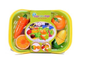 CANASTA CON FRUTAS 20 PIEZAS CON VELCRO COD 7303 - Imagen 4