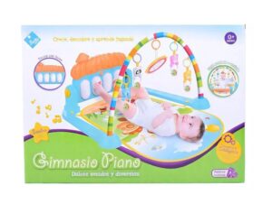 GIMNASIO DINO PIANO CON ACTIVIDADES LUZ Y SONIDO COD 7924