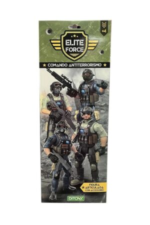 MUNECO COMANDO ATITERRORISMO FIGURA ARTICULADA COD 2793 MOD4 - Imagen 2