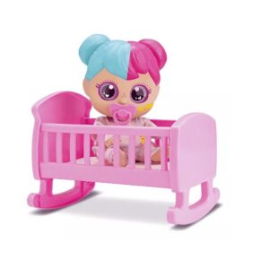 MUÑECA CON CUNA CON GLITTER DIVER TOYS COD DIV097 - Imagen 2