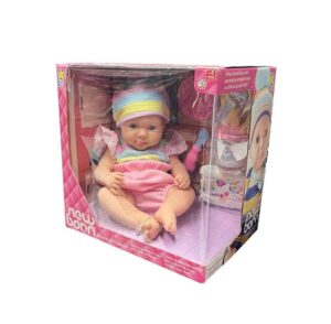 BEBE CON BIBERON PAÑAL PLATO Y CUCHARA DIVER TOYS COD DIV103