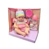 BEBE CON BIBERON PAÑAL PLATO Y CUCHARA DIVER TOYS COD DIV103 - Imagen 2