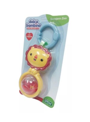 SONAJERO ANIMALITO CON COLGANTE DOLCE BAMBINO COD 2838 LEON - Imagen 2