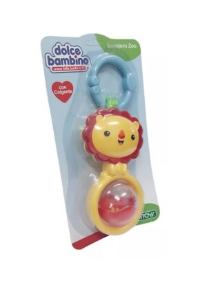 SONAJERO ANIMALITO CON COLGANTE DOLCE BAMBINO COD 2838 LEON - Imagen 3