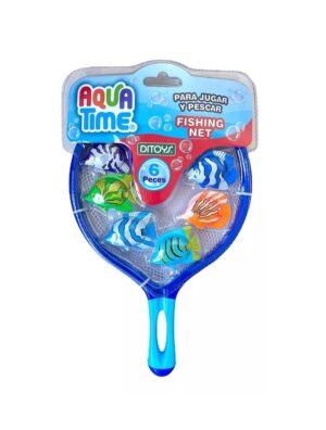 AQUA TIME JUEGO RED DE PESCA CON 6 PECES COD 2729