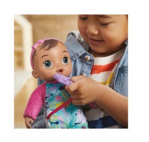 BABY ALIVE SUAVE Y ADORABLE 28 CM MOROCHA COD F7792 - Imagen 3