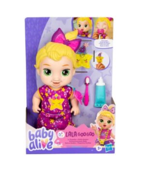 BABY ALIVE MUEÑECA  FELICES SUEÑOS LALA GOO GOO COD F9856