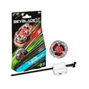 BEYBLADE X TROMPO CON LANZADOR COD G0175 SCYTHE INCENDIO