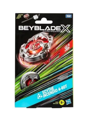 BEYBLADE X TROMPO CON LANZADOR COD G0175 SCYTHE INCENDIO - Imagen 3