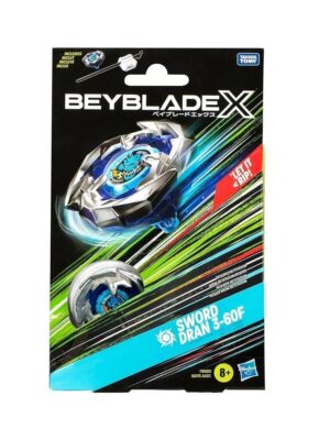 BEYBLADE X TROMPO CON LANZADOR COD G0175 SWORD DRAN - Imagen 3