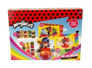 MIRACULOUS SET DE JUEGOS 4 EN 1 COD 1705