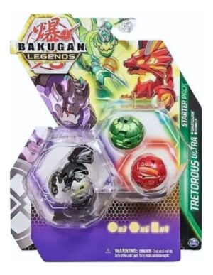 BAKUGAN LEGENDS BLISTER X 3 FIGURAS COD W3402 TRETOROUS ULTRA