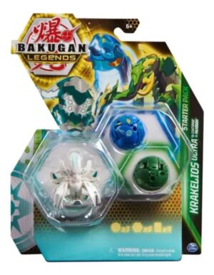 BAKUGAN LEGENDS BLISTER X 3 FIGURAS COD W3402 KRAKELIOS