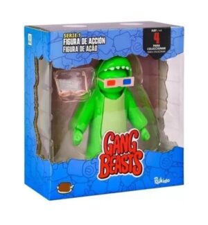 GANG BEAST FIGURA ARTICULADA SERIE 1 COD B6000 VERDE