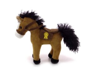 PELUCHE CABALLO PARADO 18 CM PHI PHI TOYS COD 3998 MARRON CLARO