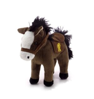 PELUCHE CABALLO PARADO 18 CM PHI PHI TOYS COD 3998 MARRON