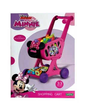 DISNEY MINNIE SHOPPING CART CARRITO CHANGO CON ACC COD 2801 - Imagen 2