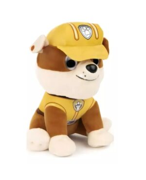 PELUCHE PAW PATROL RUBBLE 22 CM ORIGINAL COD 58447 - Imagen 2