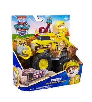 PAW PATROL VEHICULO CON FIGURA RESCUE WHEELS COD 17776 RUBBLE