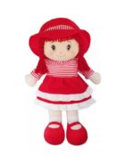 MUÑECA PEPONA DE TELA 60 CM COD IK009 ROJO