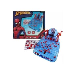 JUEGO DE MESA BINGO LOTTO SPIDERMAN 90 BOLILLAS COD 54859 - Imagen 2