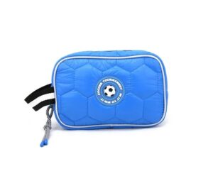 CARTUCHERA TRENDY ESCOLAR FUTBOL COD 17635 AZUL